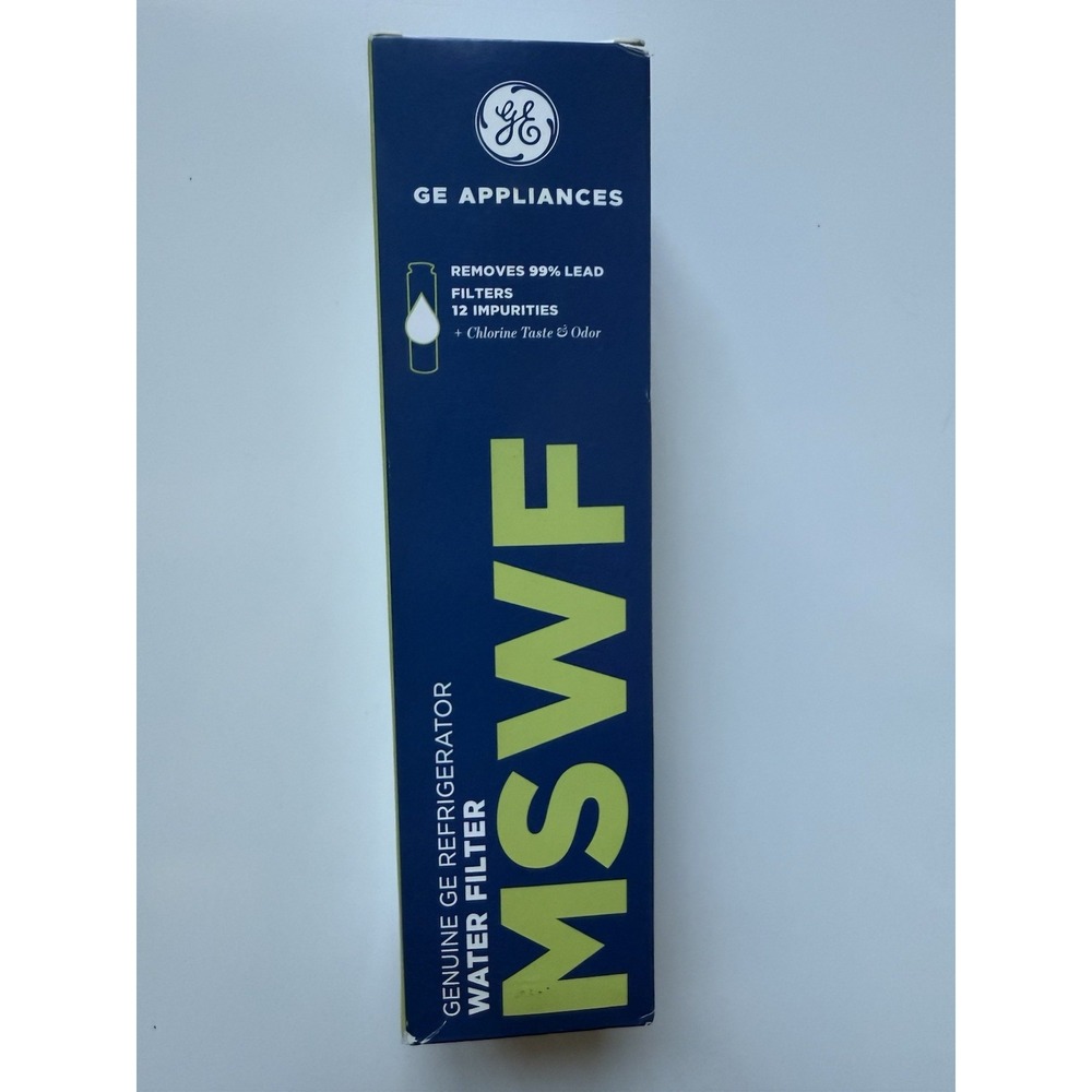 GE MSWF Refrigerator Water Filter Waterdrop WD-F22 Replacement, New In Box